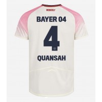 Bayer Leverkusen Jarell Quansah #4 Vieraspaita 2025-26 Lyhythihainen